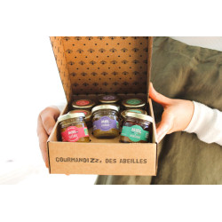 Coffret La Palette des Saveurs 9 pots de miel BIO