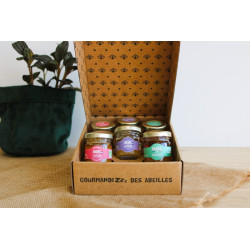 Coffret La Palette des Saveurs 9 pots de miel BIO