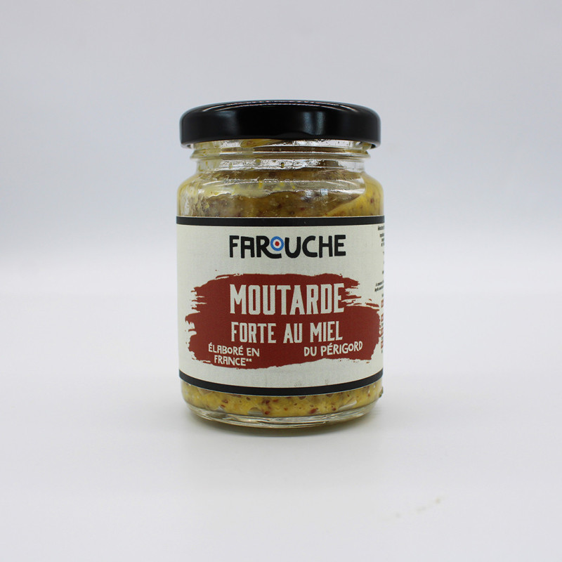 Moutarde forte au miel