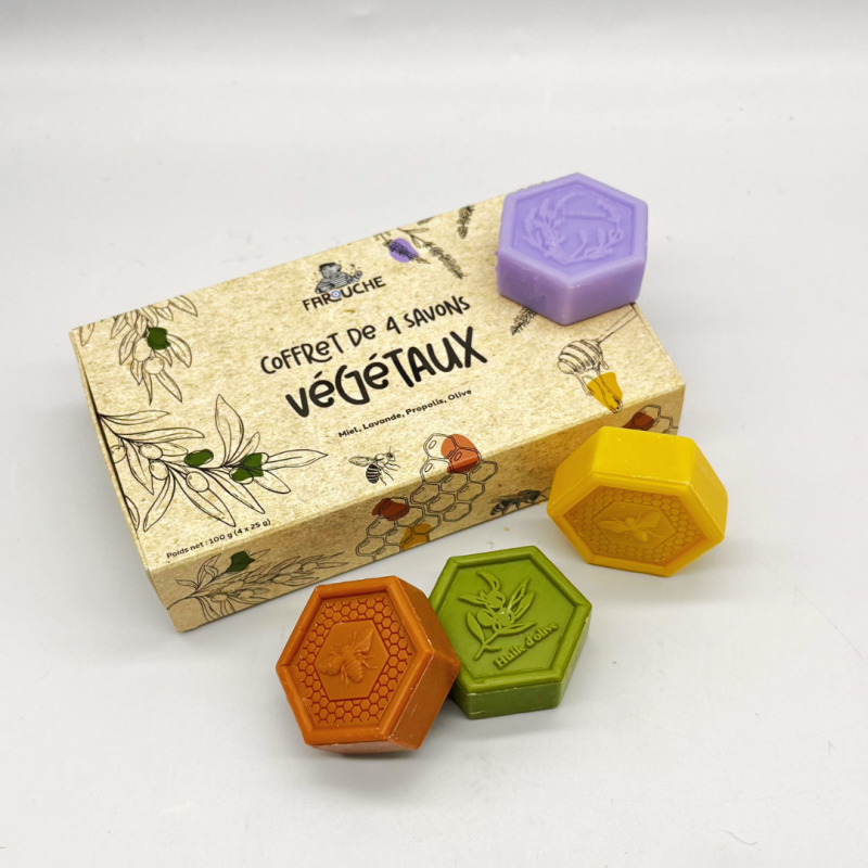 Coffret de 4 Savons végétaux