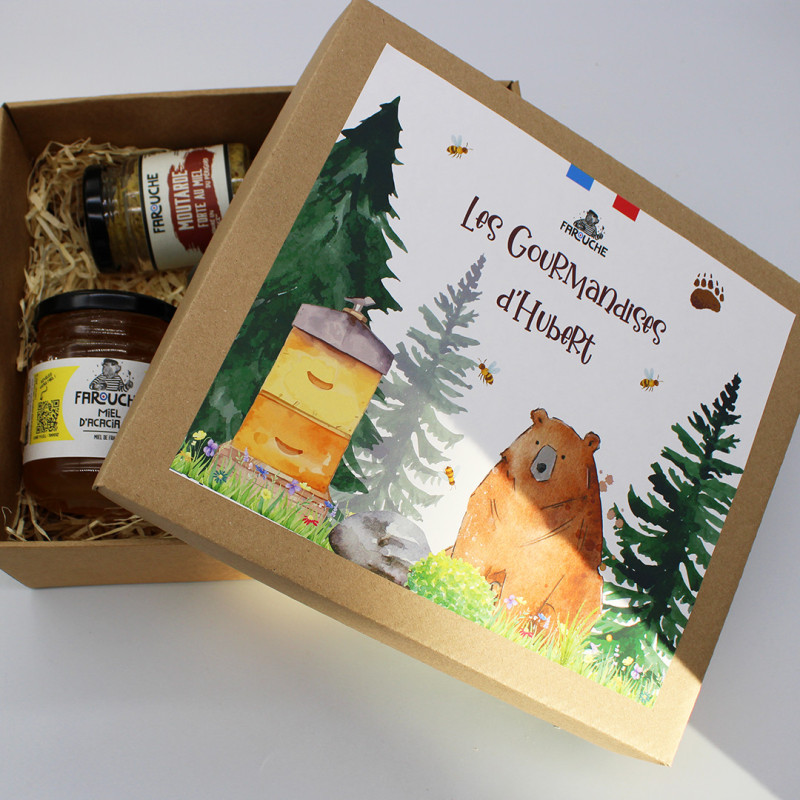 Coffret à composer avec sticker Les Gourmandises d'Hubert