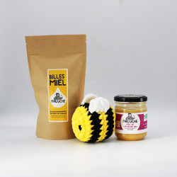 Peluche abeille en crochet