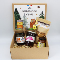 Mini porte-clé abeille en crochet