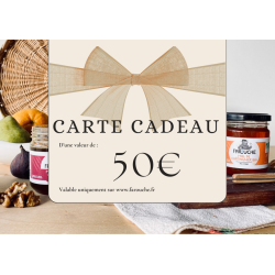 Carte Cadeau Farouche 50 €