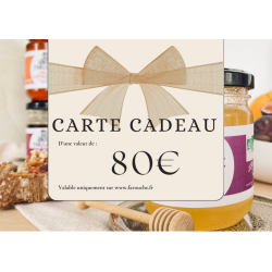 Carte Cadeau Farouche 80 €