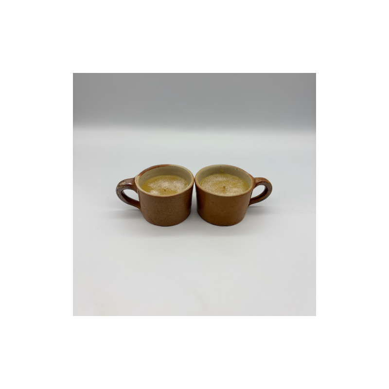 Bougie à la cire d’abeille – Édition limitée Farouche x Atelier Déco'Logie