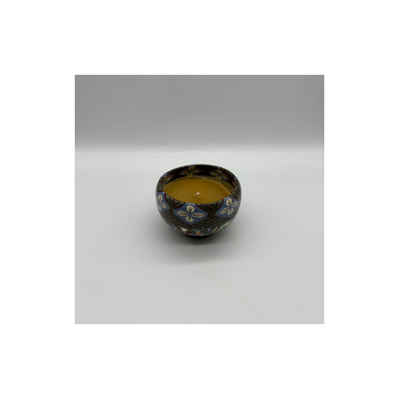 Bougie à la cire d’abeille – Édition limitée Farouche x Atelier Déco'Logie