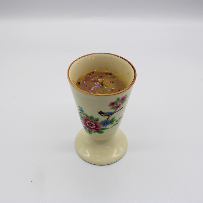 Bougie à la cire d’abeille Farouche x Atelier Déco'Logie