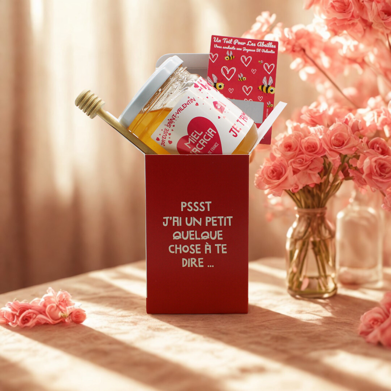 Coffret Saint-Valentin et sa carte à gratter !