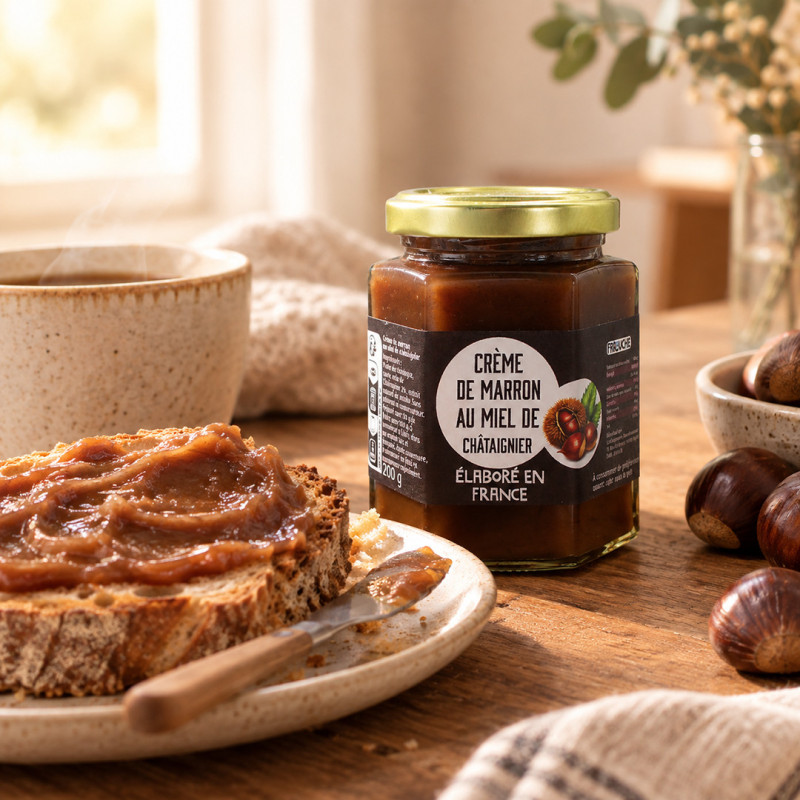 Crème de marrons au miel de Châtaignier