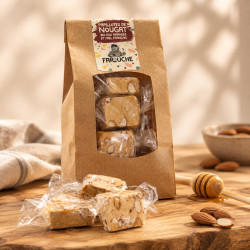 Nougat blanc aux amandes en...