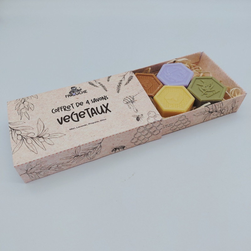 Coffret de 4 Savons végétaux